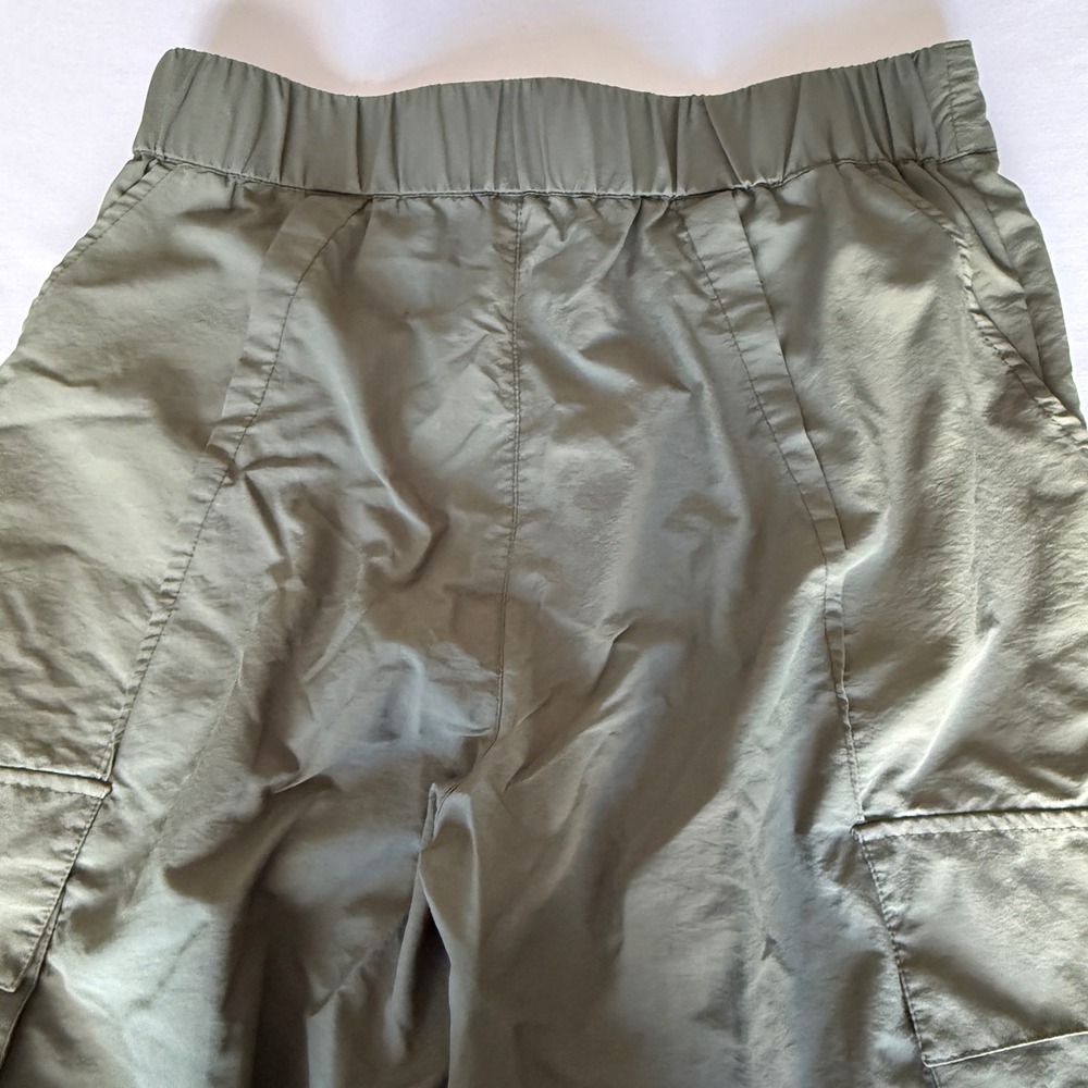Halara Mid Rise Wide Leg Olive Green Cargo Pants Tech Utility Gorpcore Small - Picture 4 of 8